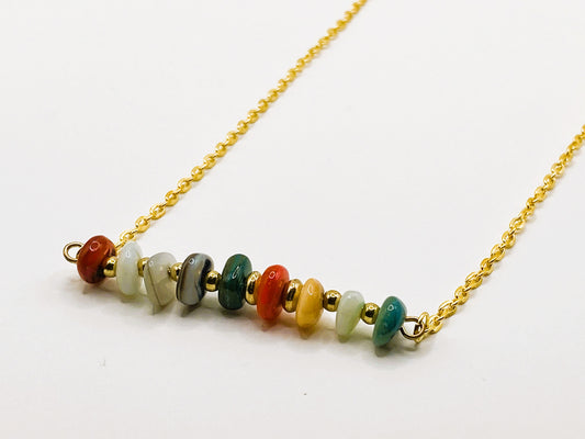 Rainbow Rocks Necklace