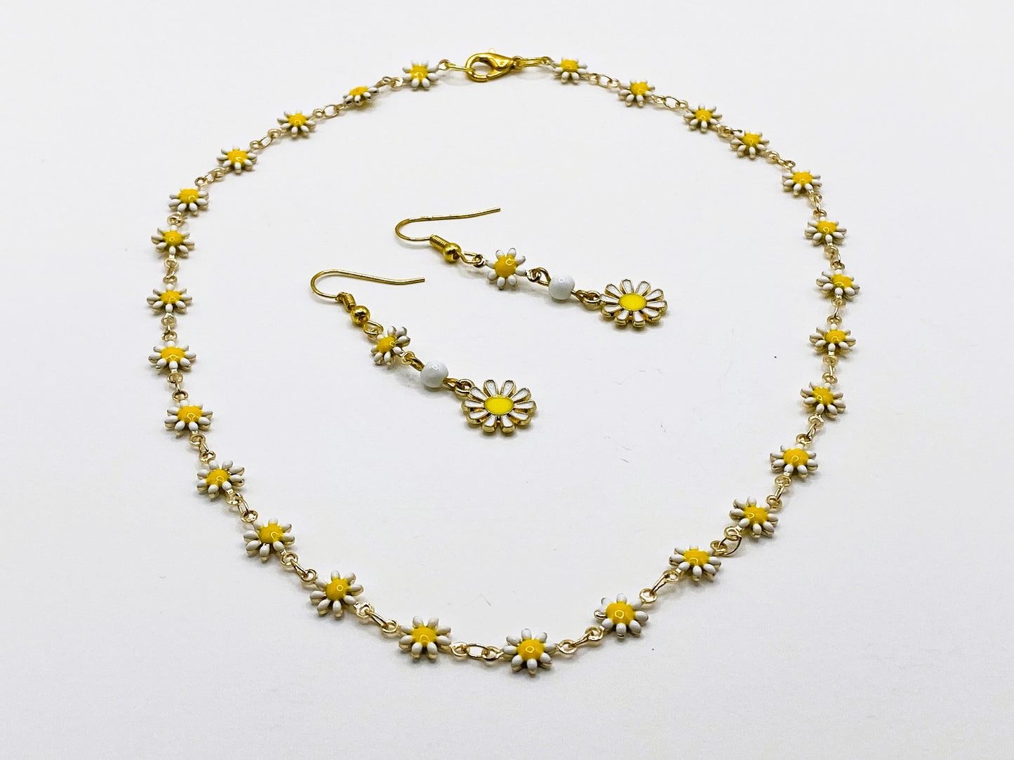 Daisy Choker & Earring Set