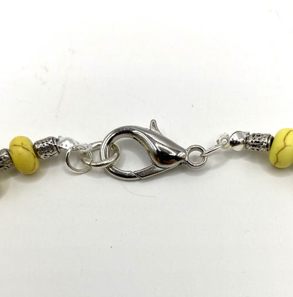 Yellow Retro Sun Necklace