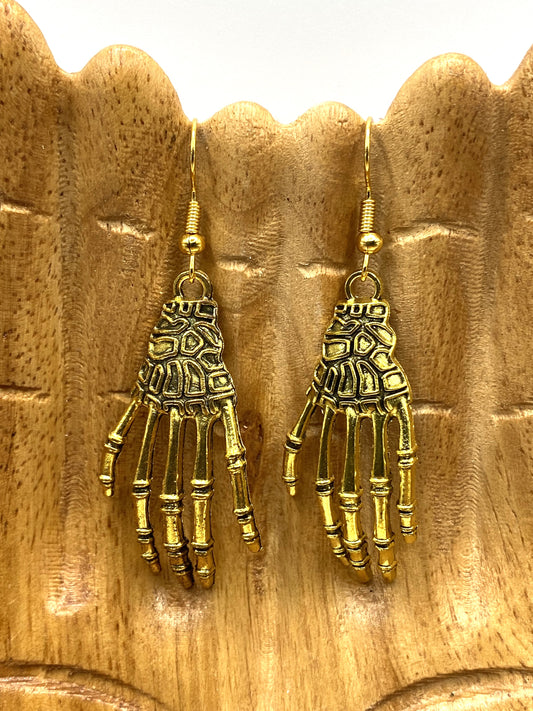 Skeleton Hand Earrings