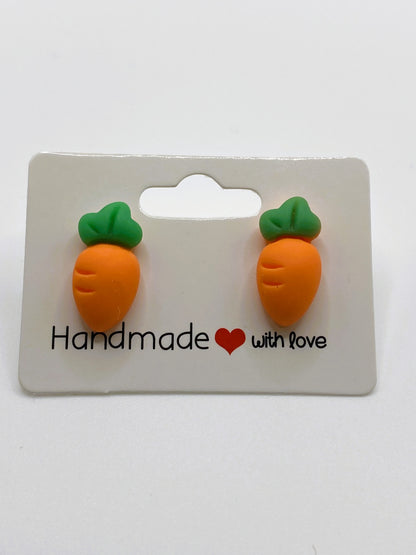 Carrot Stud Earrings