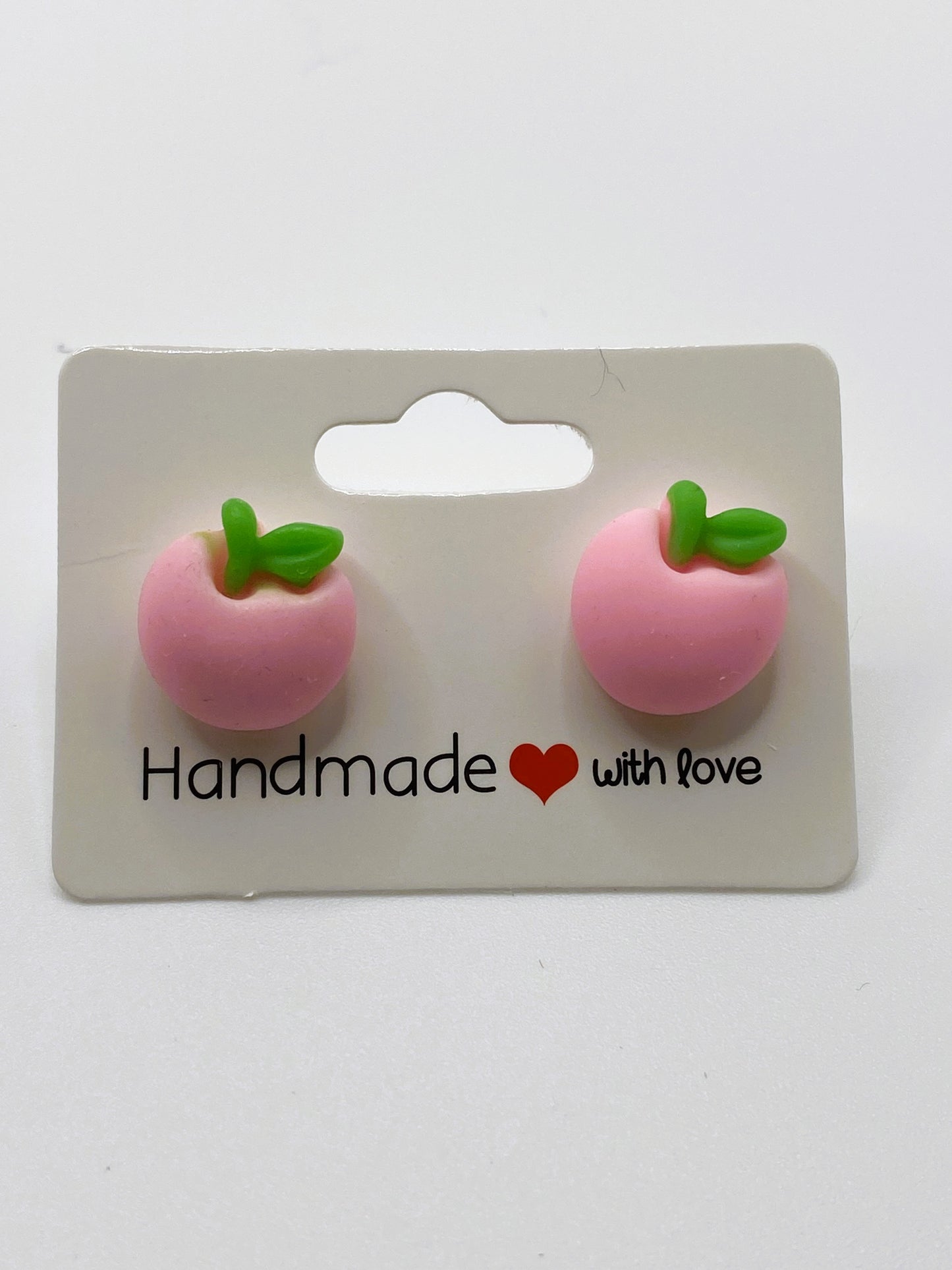 Purple Apple Stud Earrings