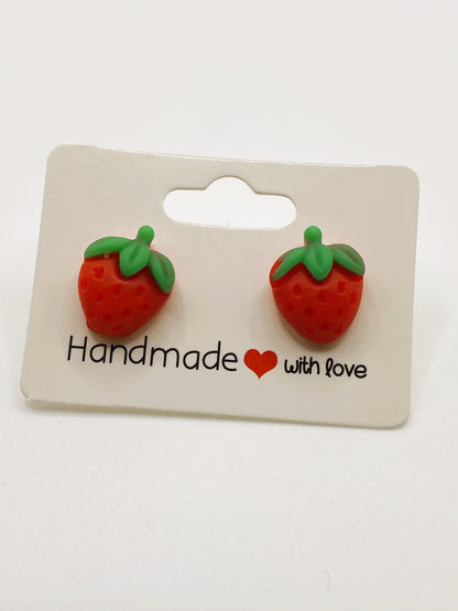 Strawberry Stud Earrings