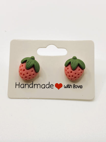 Strawberry Stud Earrings