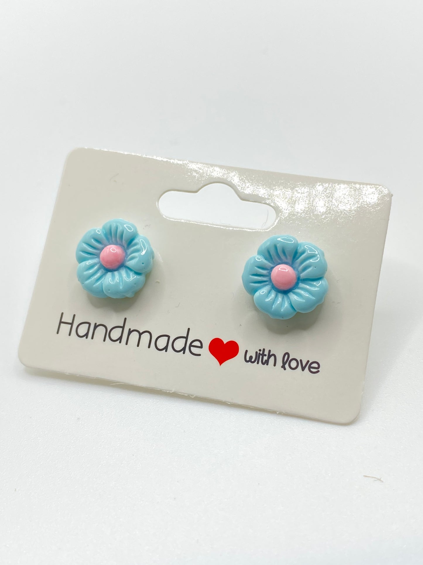 Blue Blossom Stud Earrings