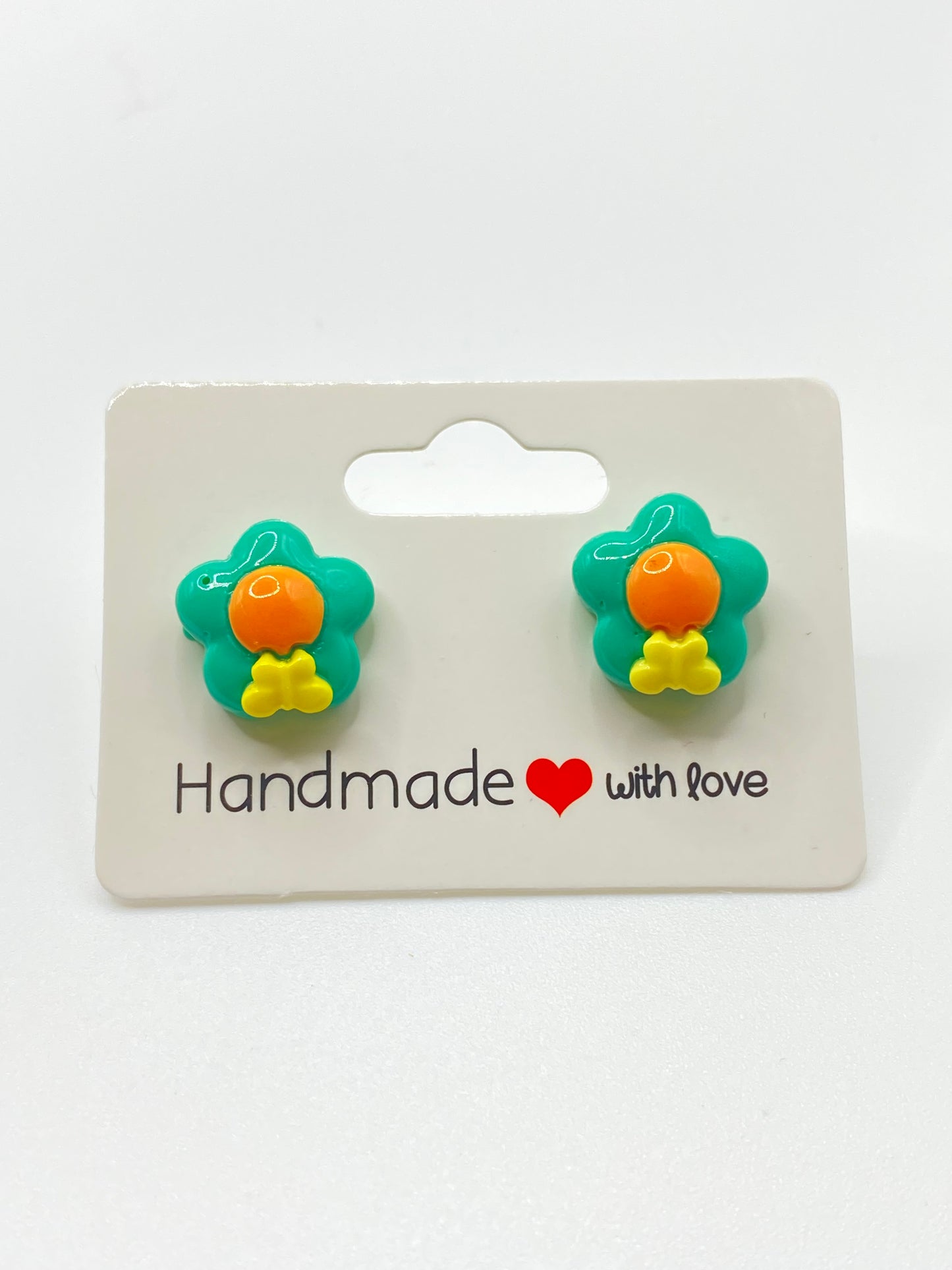 Cartoon Flower Stud Earrings