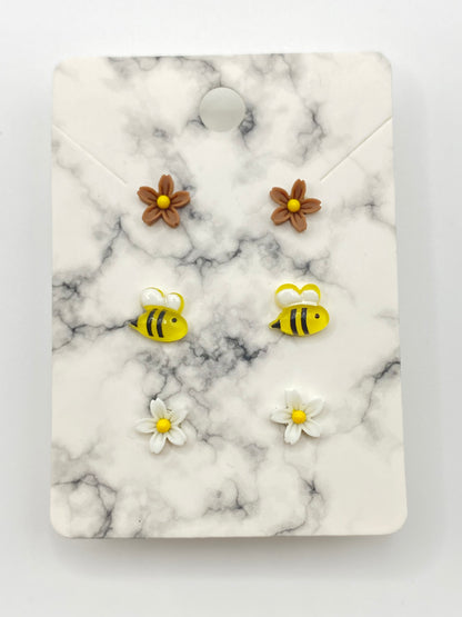 The Flowers & the Bees Stud Earrings