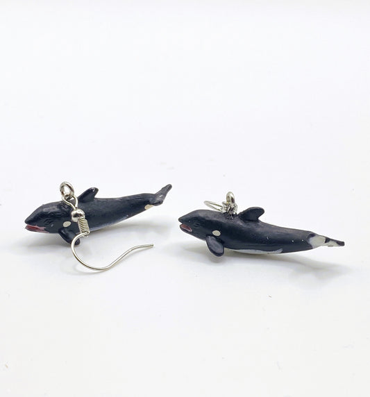 Killer Whale Earrings