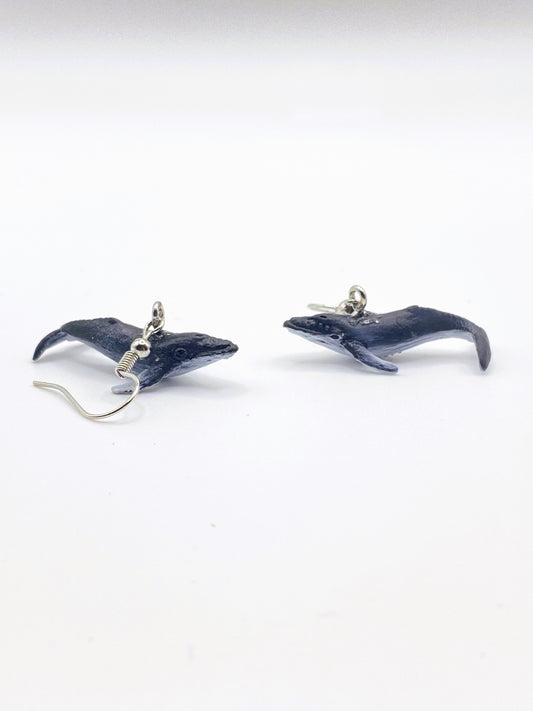 Humpback Whale Earrings