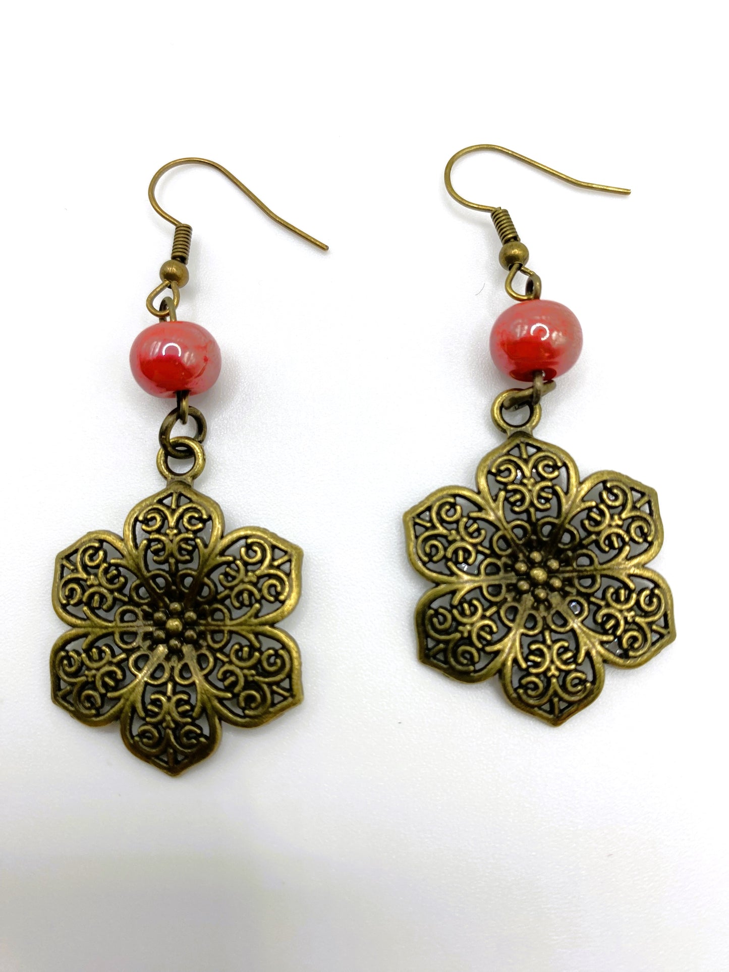 Antique Flower Earrings