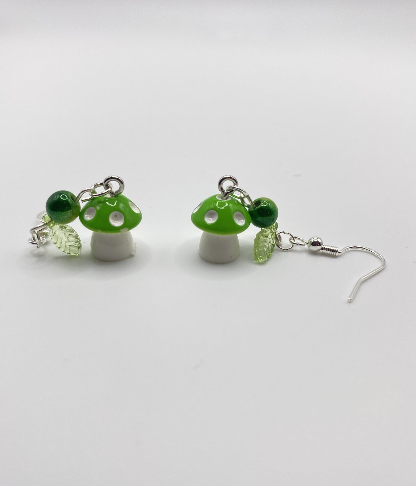 Mushroom  & Apple Earrings