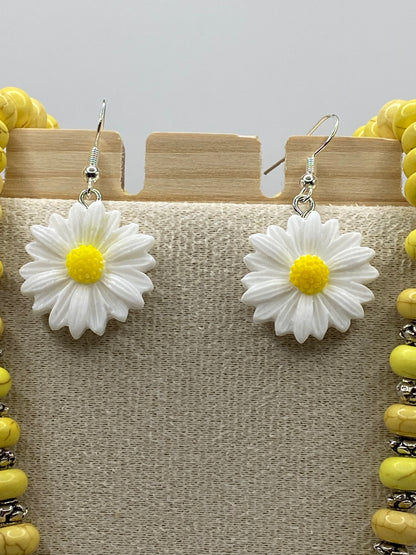 Yellow Daisy Jewelry Set