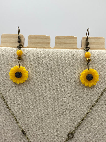 Sunflower Jewelry Set