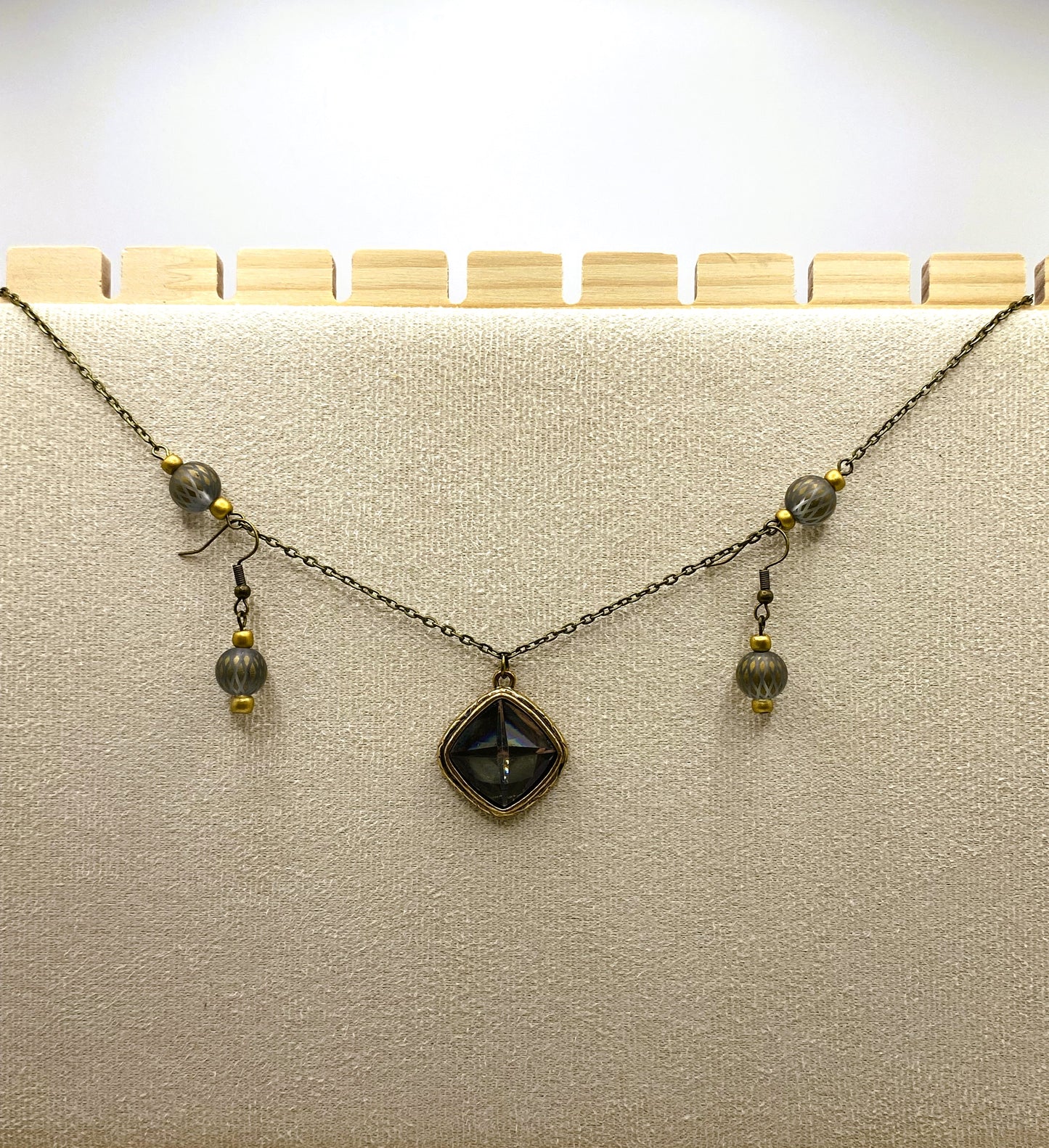 Mirror Charm Jewelry Set