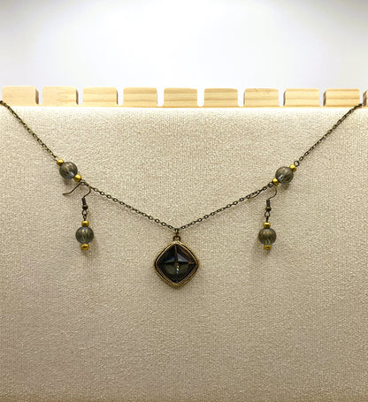 Mirror Charm Jewelry Set