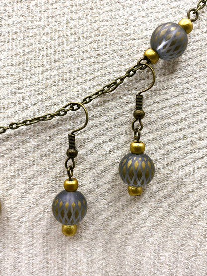 Mirror Charm Jewelry Set