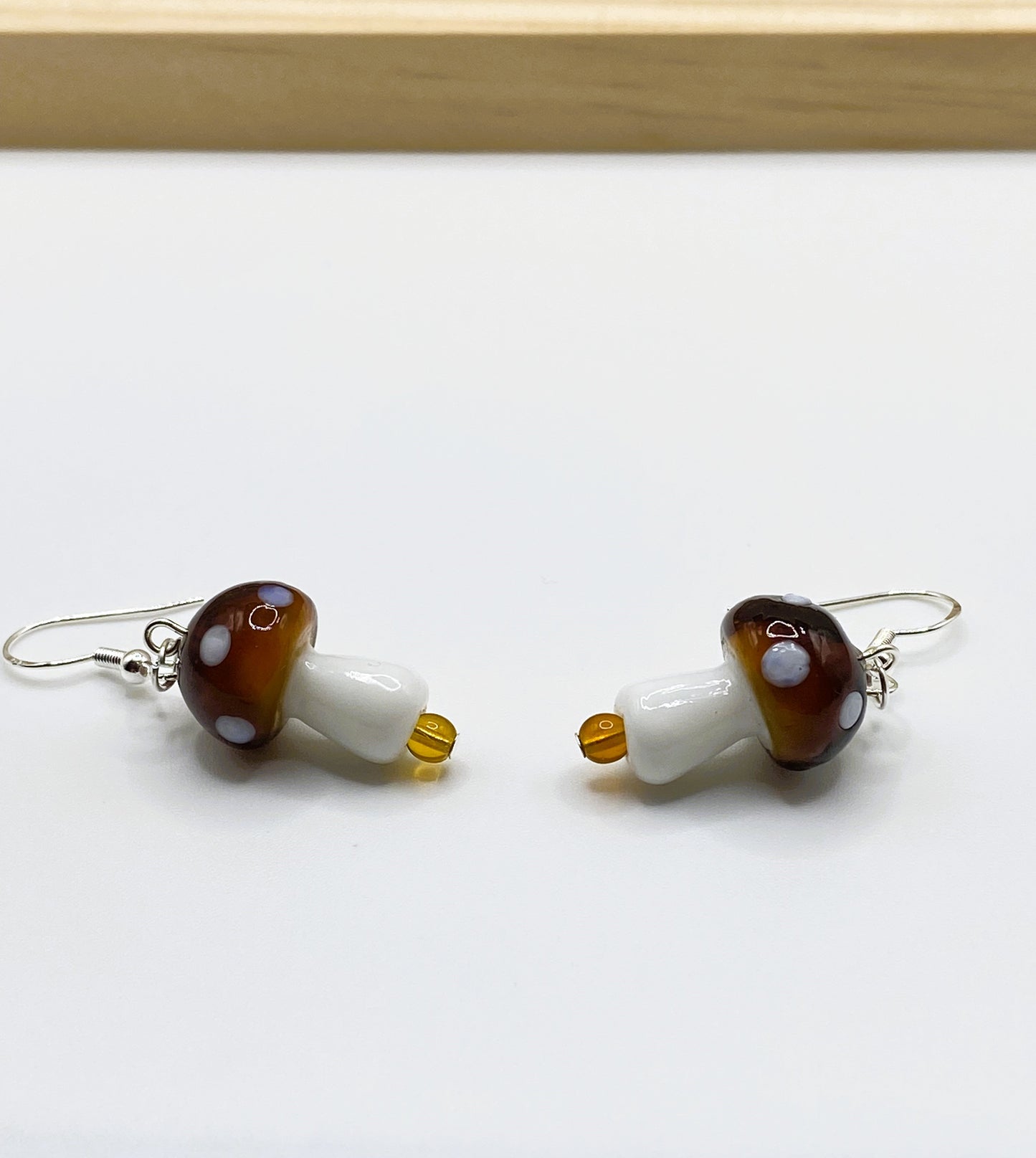 Brown Mushroom Jewelry Set - Style 1