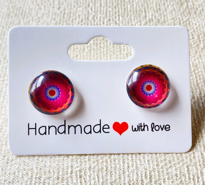 Mandala Stud Earrings
