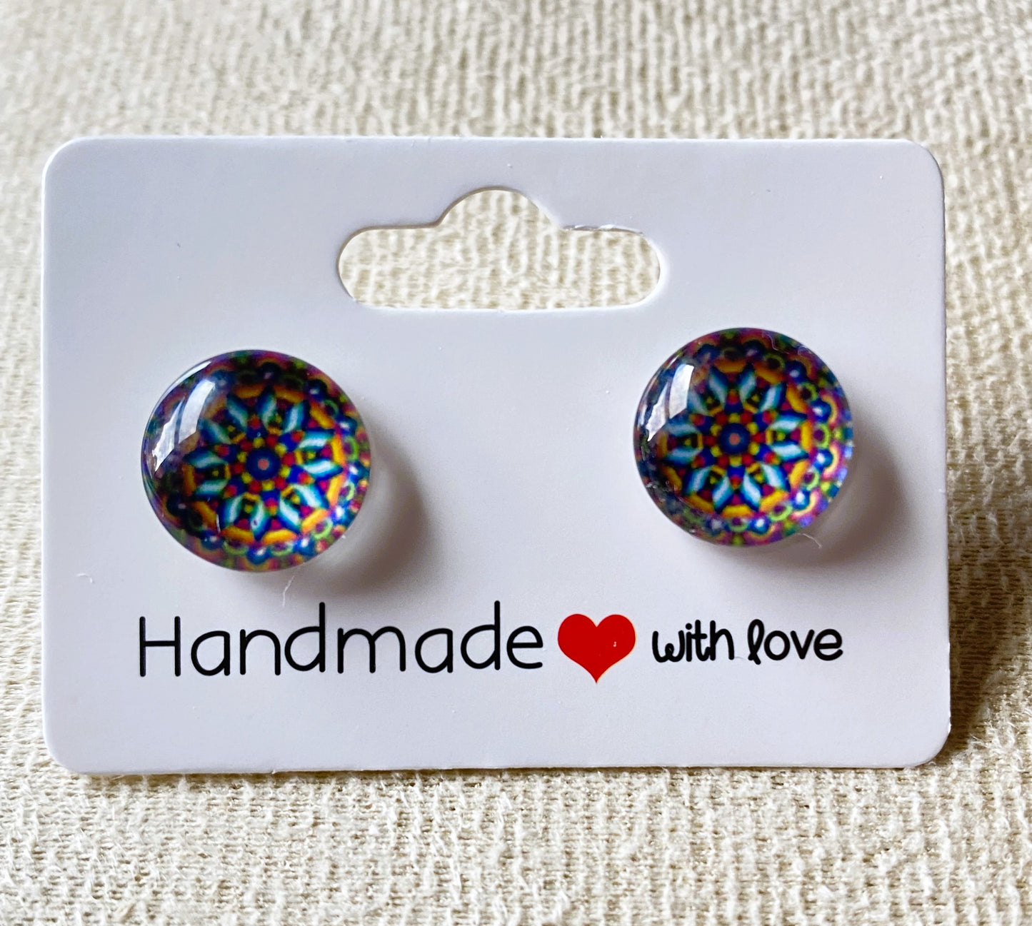 Mandala Stud Earrings