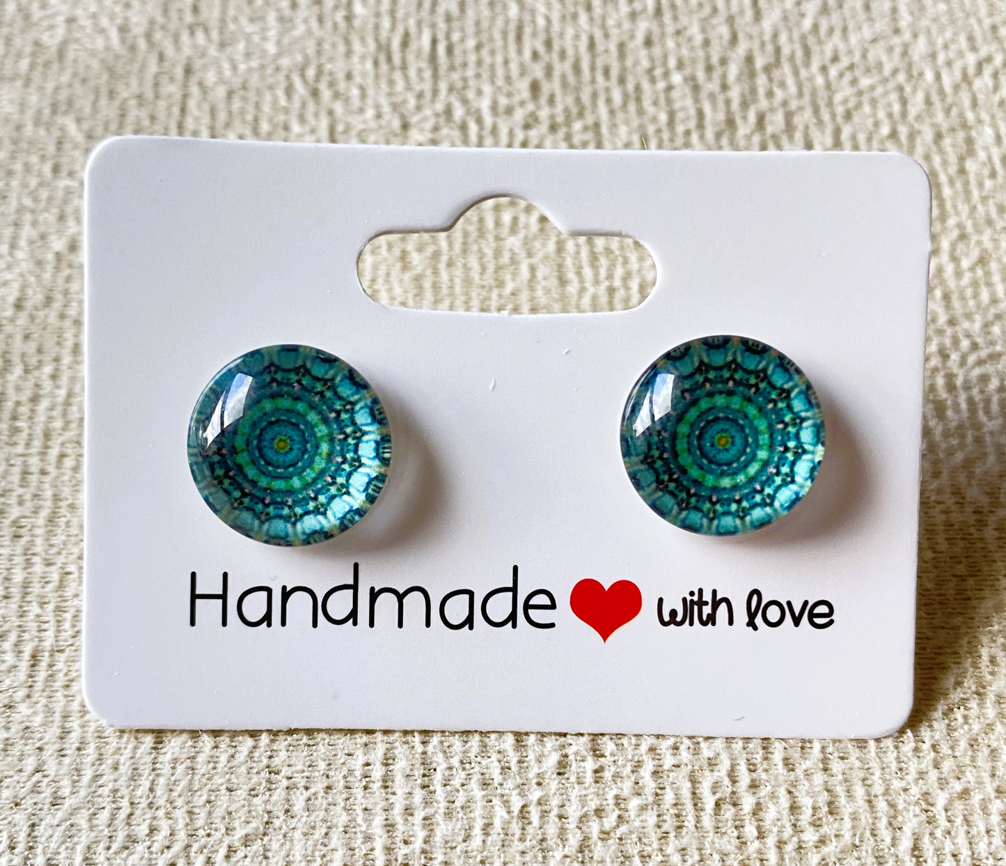 Mandala Stud Earrings