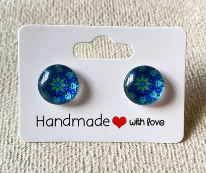 Mandala Stud Earrings