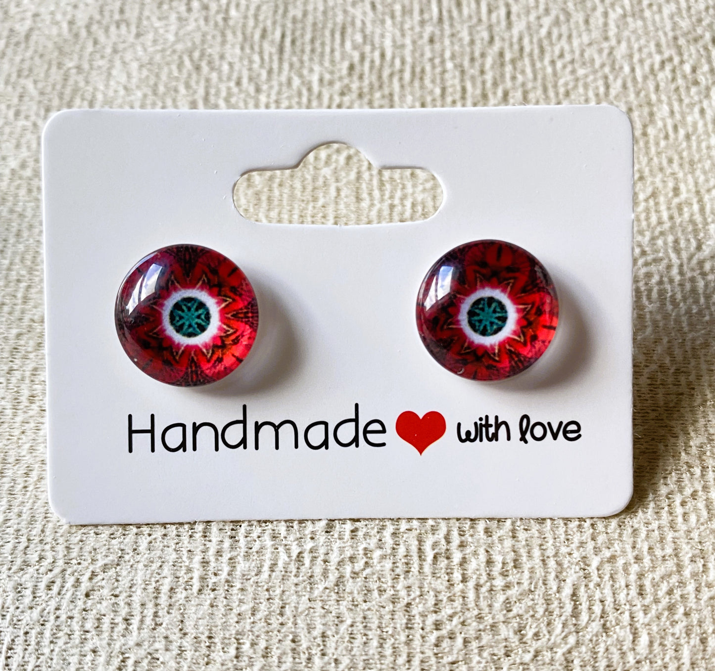 Mandala Stud Earrings