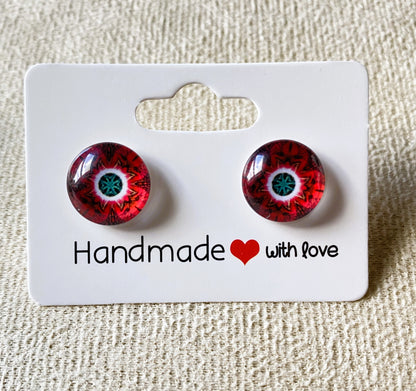 Mandala Stud Earrings