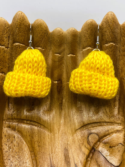 Mini Beanie Earrings