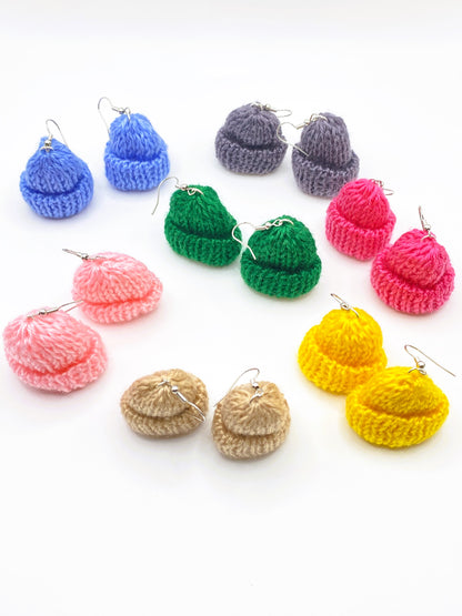 Mini Beanie Earrings