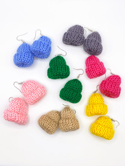Mini Beanie Earrings