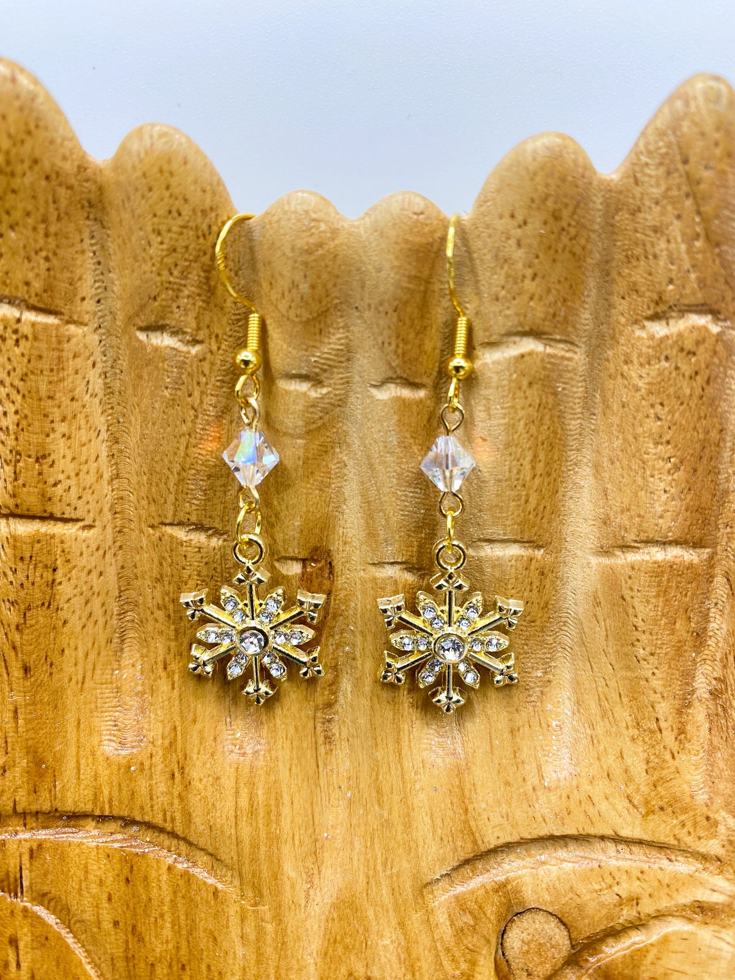 Crystal Snowflake Earrings