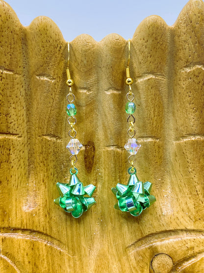 Christmas Bow Earrings