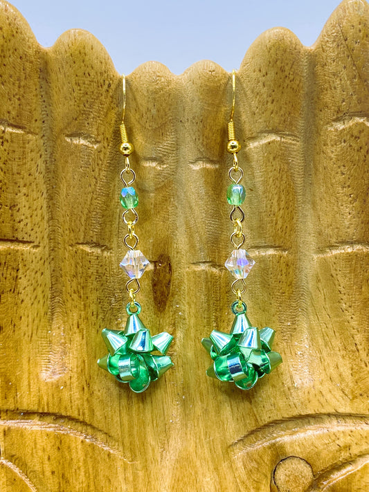 Christmas Bow Earrings