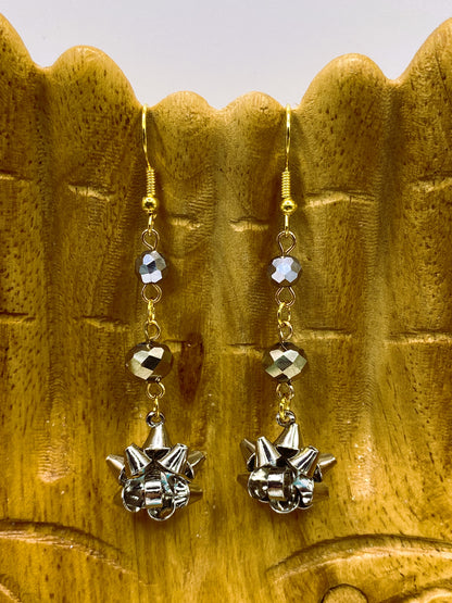 Christmas Bow Earrings