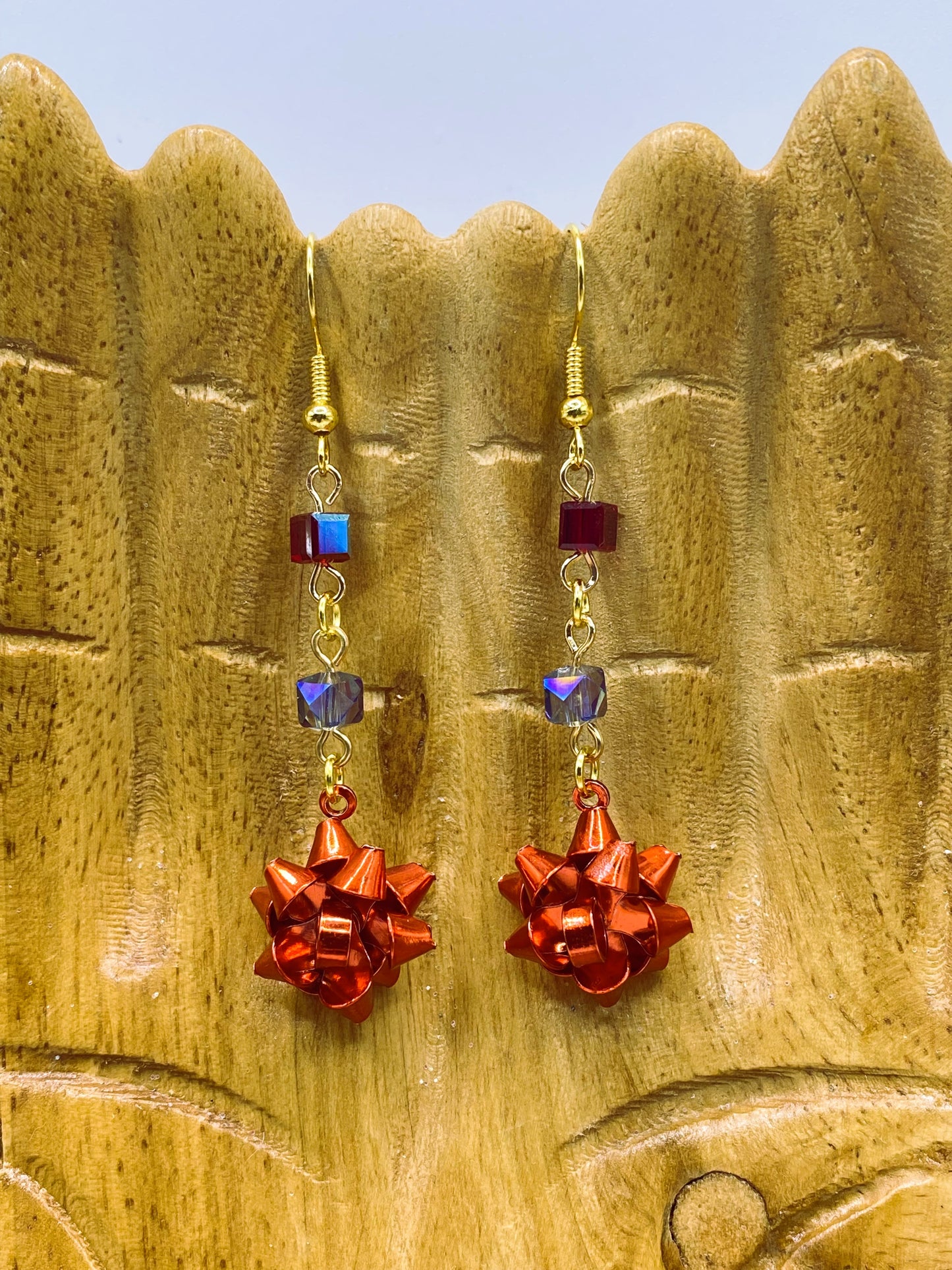 Christmas Bow Earrings