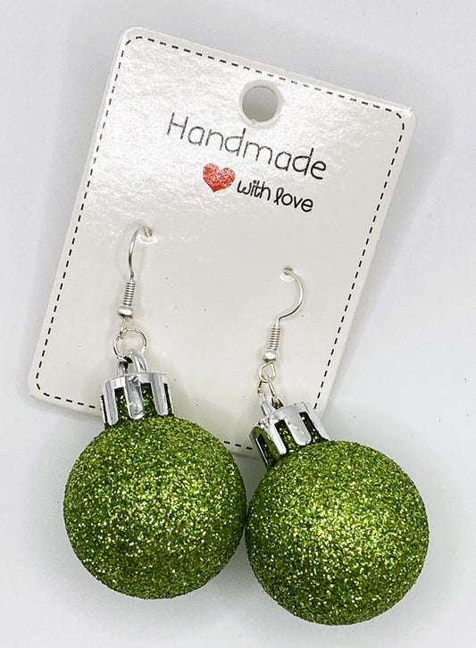 Glitter Ornament Earrings