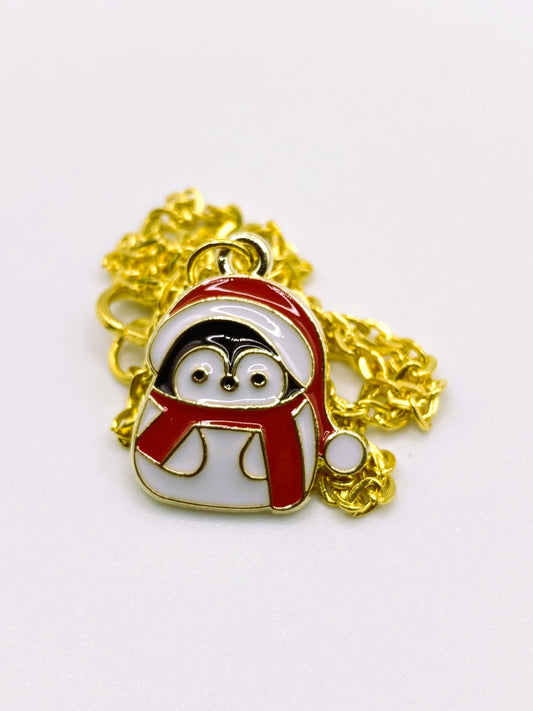 Christmas Penguin Necklace