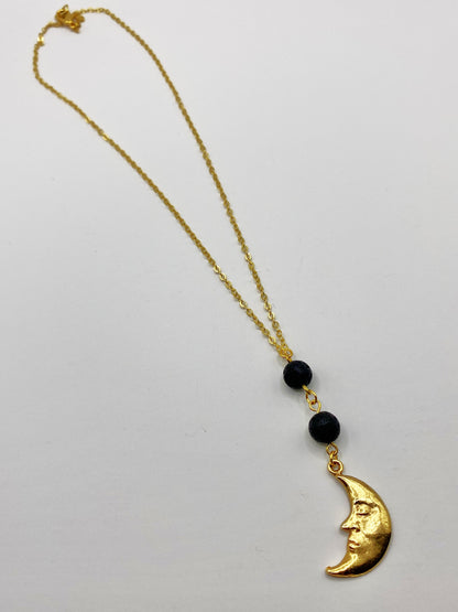 Retro Moon Necklace