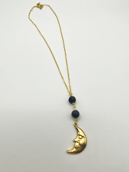 Retro Moon Necklace