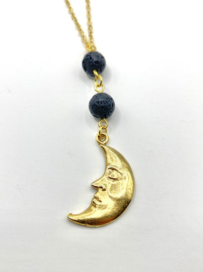 Retro Moon Necklace