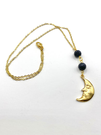 Retro Moon Necklace